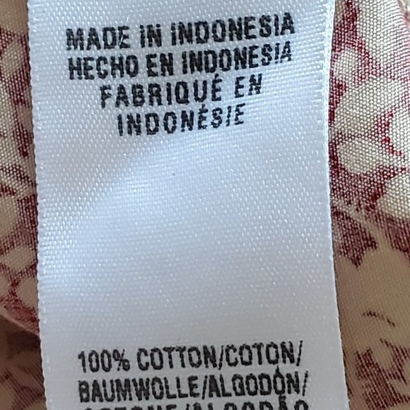 Lucky Brand Long Sleeve Button Down Collar Top M - Picture 8 of 10